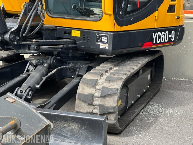 2023 Yuchai YC60-9 6 tonns graver - tiltrotator, graveskuff, pusseskuff og klype. 20 TIMER! - Mini-ekskavators: foto 2 2023 Yuchai YC60-9 6 tonns graver - tiltrotator, graveskuff, pusseskuff og klype. 20 TIMER! - Mini-ekskavators: foto 2