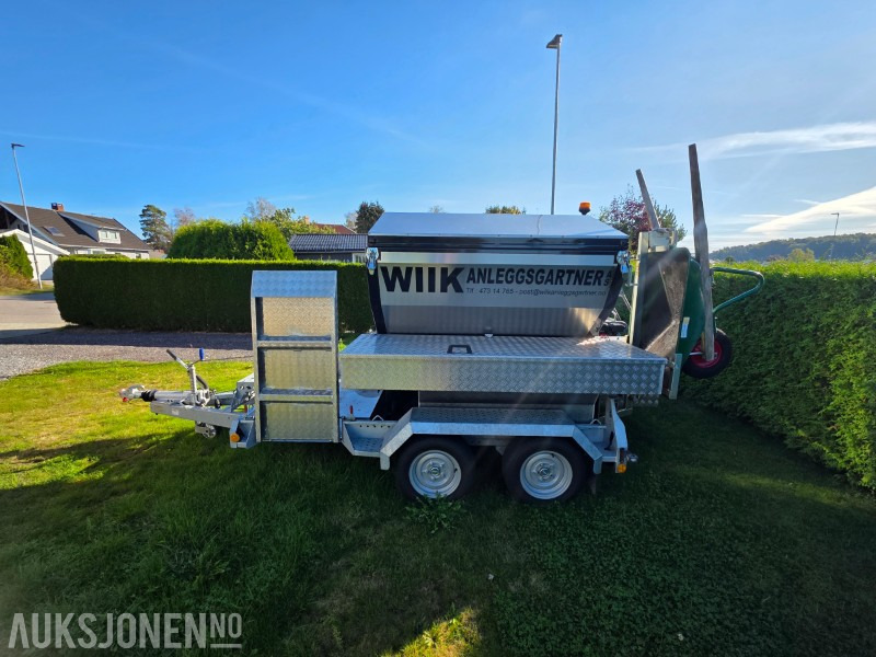 2024 Brian James Trailers A-Type asfalthenger med 2021 Svepac F 90A vibroplate 2.9kW, 2022 Honda EU22i strømaggregat og utstyr - Celtniecības maisītājs: foto 2 2024 Brian James Trailers A-Type asfalthenger med 2021 Svepac F 90A vibroplate 2.9kW, 2022 Honda EU22i strømaggregat og utstyr - Celtniecības maisītājs: foto 2