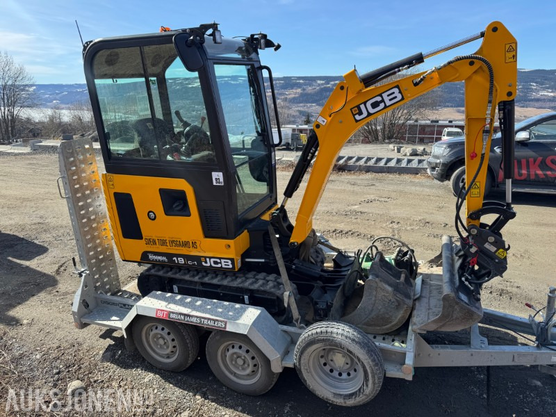 2024 JCB 19 C-1 MINIGRAVER, 3 SKUFFER, PIGGHAMMER, MASKINHENGER, KUN 200 TIMER, UTVIDET GARANTI - Mini-ekskavators: foto 4 2024 JCB 19 C-1 MINIGRAVER, 3 SKUFFER, PIGGHAMMER, MASKINHENGER, KUN 200 TIMER, UTVIDET GARANTI - Mini-ekskavators: foto 4