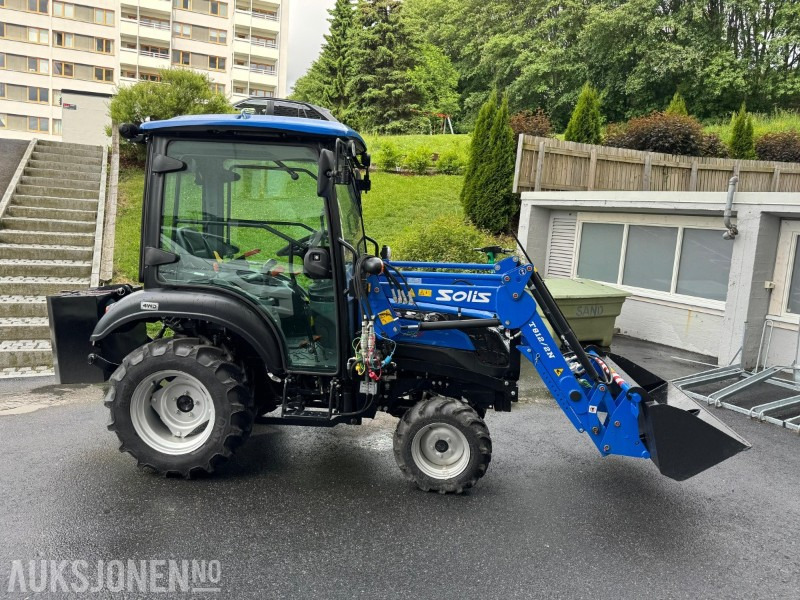 2024 Solis 26 HST minitraktor | kun 15 timer | 4WD | frontlaster m/ skuffe | varmeapparat - Traktors: foto 4 2024 Solis 26 HST minitraktor | kun 15 timer | 4WD | frontlaster m/ skuffe | varmeapparat - Traktors: foto 4