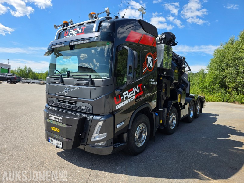 2024 Volvo FM 540 8X2 kranbil 165 tm med vinsj lasteflak elpumpe/el aggregat - Kravas auto ar manipulatoru: foto 1 2024 Volvo FM 540 8X2 kranbil 165 tm med vinsj lasteflak elpumpe/el aggregat - Kravas auto ar manipulatoru: foto 1