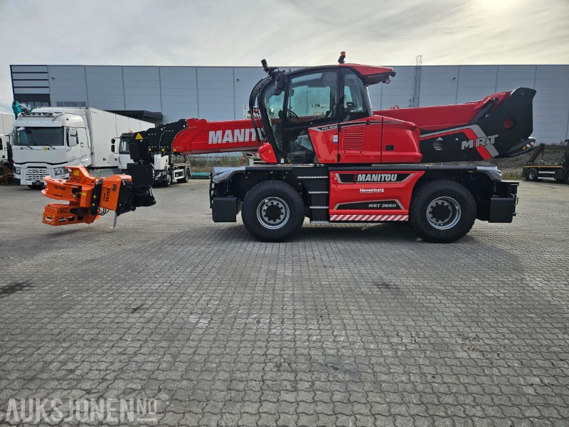 2025 NY - Manitou MRT 2660. Vinsj, Mannskapskurv, Beskjæringsklo/ sag , Gafler - Teleskopiskais iekrāvējs: foto 1 2025 NY - Manitou MRT 2660. Vinsj, Mannskapskurv, Beskjæringsklo/ sag , Gafler - Teleskopiskais iekrāvējs: foto 1