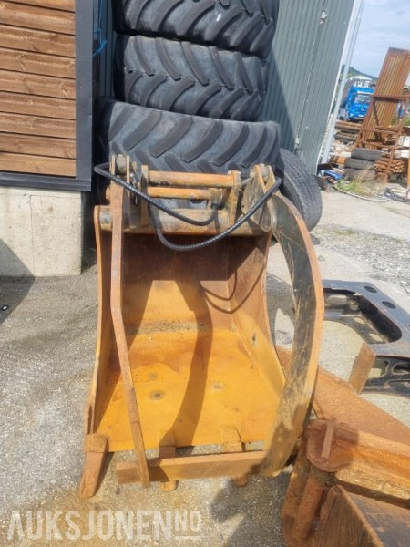Graveskuff med hudraulisk grip / klo - S70 feste - Celtniecības maisītājs: foto 1 Graveskuff med hudraulisk grip / klo - S70 feste - Celtniecības maisītājs: foto 1