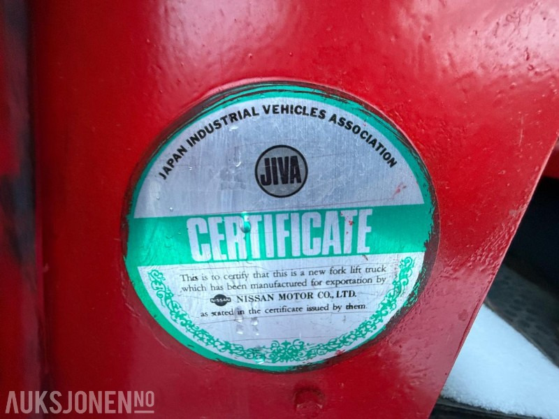 Iekraušanas tehnika 2003 Nissan VF05H70U Motvektstruck - 7 Tonn løftevekt - Nye batteri - 9578T: foto 22
