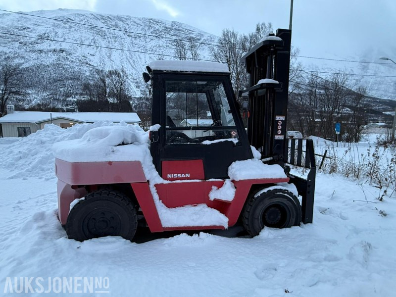 Iekraušanas tehnika 2003 Nissan VF05H70U Motvektstruck - 7 Tonn løftevekt - Nye batteri - 9578T: foto 20