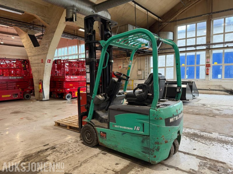 2006 Mitsubishi FB16NT gaffeltruck m/lader. - Iekraušanas tehnika: foto 5 2006 Mitsubishi FB16NT gaffeltruck m/lader. - Iekraušanas tehnika: foto 5