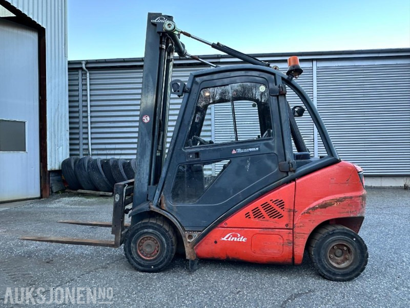 2011 Linde H25D-01 gaffeltruck m/tilt og sideforskyvning, 6485 timer - Iekraušanas tehnika: foto 2 2011 Linde H25D-01 gaffeltruck m/tilt og sideforskyvning, 6485 timer - Iekraušanas tehnika: foto 2