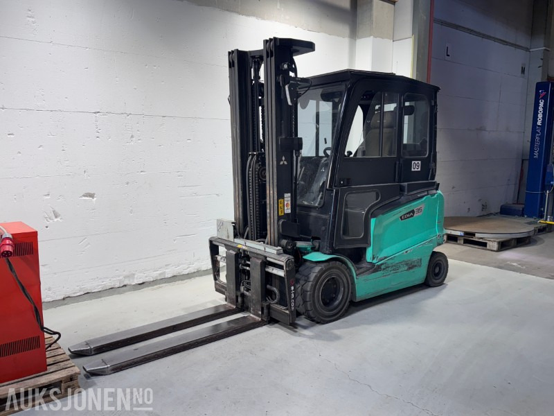 2019 Mitsubishi FB35N – Elektrisk 4-hjuls motvektstruck - Sertifisert til FEB 2026 - Iekraušanas tehnika: foto 3 2019 Mitsubishi FB35N – Elektrisk 4-hjuls motvektstruck - Sertifisert til FEB 2026 - Iekraušanas tehnika: foto 3