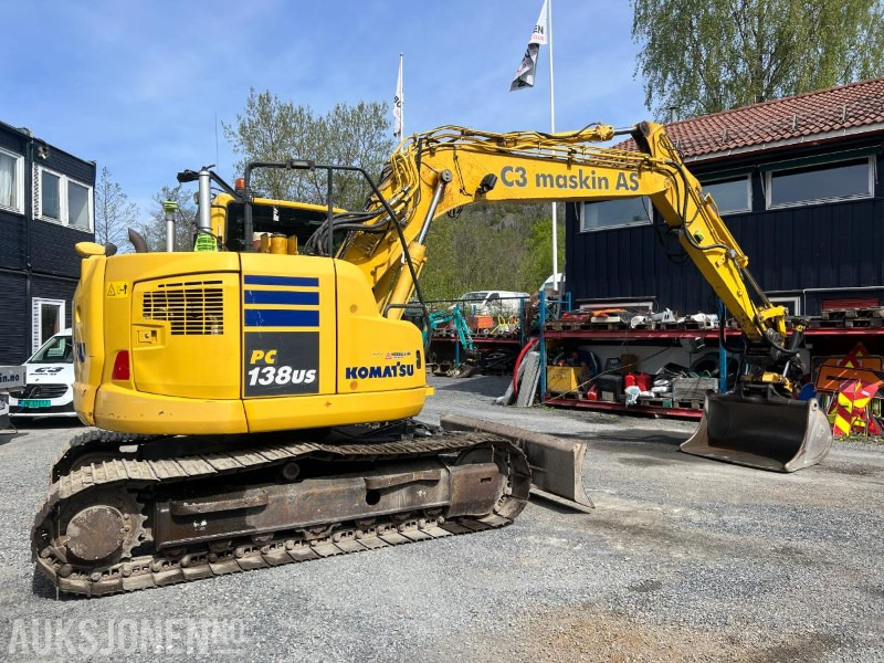 Komatsu PC138 gravemaskin, GPS, Tiltrotator, Smøring, Kamera - Ekskavators: foto 4 Komatsu PC138 gravemaskin, GPS, Tiltrotator, Smøring, Kamera - Ekskavators: foto 4