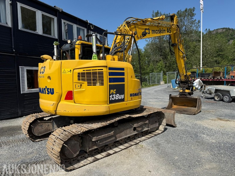 Komatsu PC138 gravemaskin / GPS / Tiltrotator / Smøring / Kamera - Ekskavators: foto 5 Komatsu PC138 gravemaskin / GPS / Tiltrotator / Smøring / Kamera - Ekskavators: foto 5