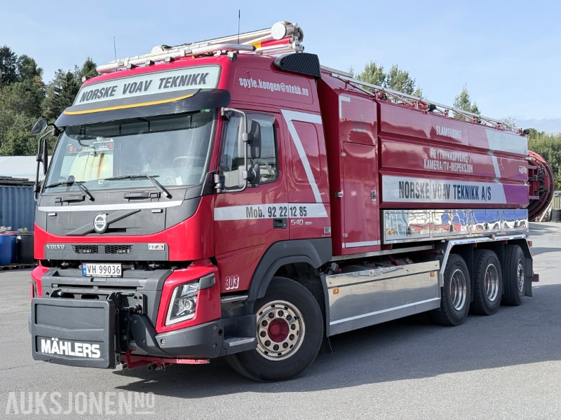 2018 Volvo FMX 540 8x4 suge/spylebil - 98 180km - Komunālā/ Specializētā tehnika: foto 1 2018 Volvo FMX 540 8x4 suge/spylebil - 98 180km - Komunālā/ Specializētā tehnika: foto 1