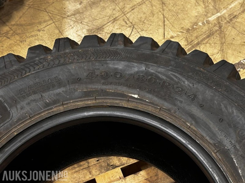 1 stk. Nokian TRI 2 400/80 R24 dekk til traktor - Lauksaimniecības tehnika: foto 4 1 stk. Nokian TRI 2 400/80 R24 dekk til traktor - Lauksaimniecības tehnika: foto 4
