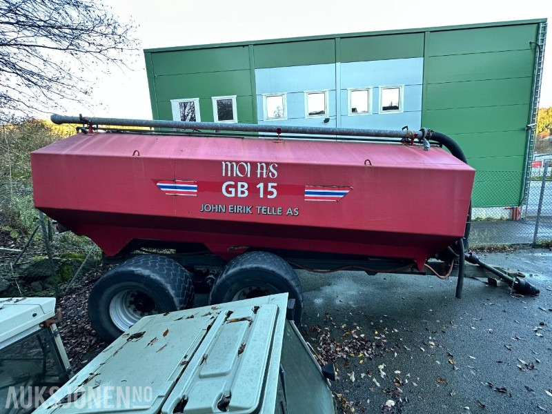 2009 MOI GB15 Gjødselvogn - 15000 liter - Lauksaimniecības tehnika: foto 2 2009 MOI GB15 Gjødselvogn - 15000 liter - Lauksaimniecības tehnika: foto 2