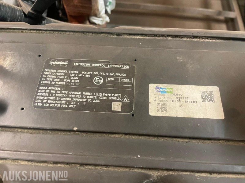 Motor til Doosan Lc350-7 - Ekskavators: foto 4 Motor til Doosan Lc350-7 - Ekskavators: foto 4