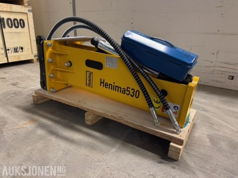 NY HENIMA PIGGHAMMER TIL 2,5-4,5 TONNS GRAVEMASKIN S40 - Hidrauliskais āmurs - Celtniecības tehnika: foto 2 NY HENIMA PIGGHAMMER TIL 2,5-4,5 TONNS GRAVEMASKIN S40 - Hidrauliskais āmurs - Celtniecības tehnika: foto 2