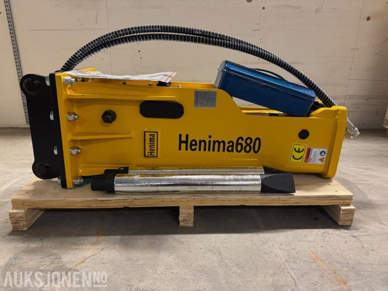 NY HENIMA PIGGHAMMER TIL 4-7 TONNS GRAVEMASKIN S40 M/GARANTI - Hidrauliskais āmurs: foto 1 NY HENIMA PIGGHAMMER TIL 4-7 TONNS GRAVEMASKIN S40 M/GARANTI - Hidrauliskais āmurs: foto 1