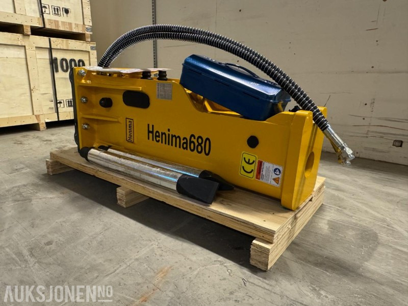 NY HENIMA PIGGHAMMER TIL 4-7 TONNS GRAVEMASKIN S40 M/GARANTI - Hidrauliskais āmurs: foto 3 NY HENIMA PIGGHAMMER TIL 4-7 TONNS GRAVEMASKIN S40 M/GARANTI - Hidrauliskais āmurs: foto 3