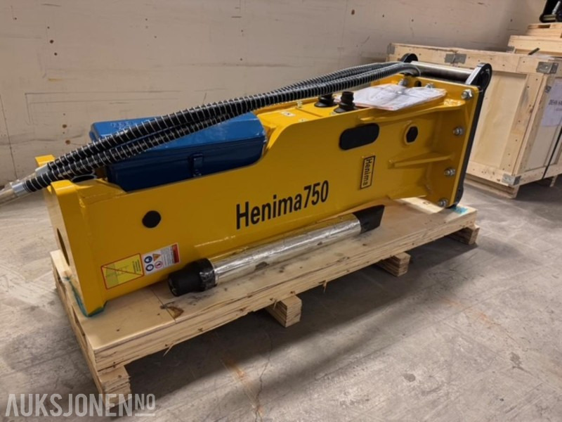NY HENIMA PIGGHAMMER TIL 6-9 TONNS GRAVEMASKIN S50 M/GARANTI - Hidrauliskais āmurs: foto 3 NY HENIMA PIGGHAMMER TIL 6-9 TONNS GRAVEMASKIN S50 M/GARANTI - Hidrauliskais āmurs: foto 3