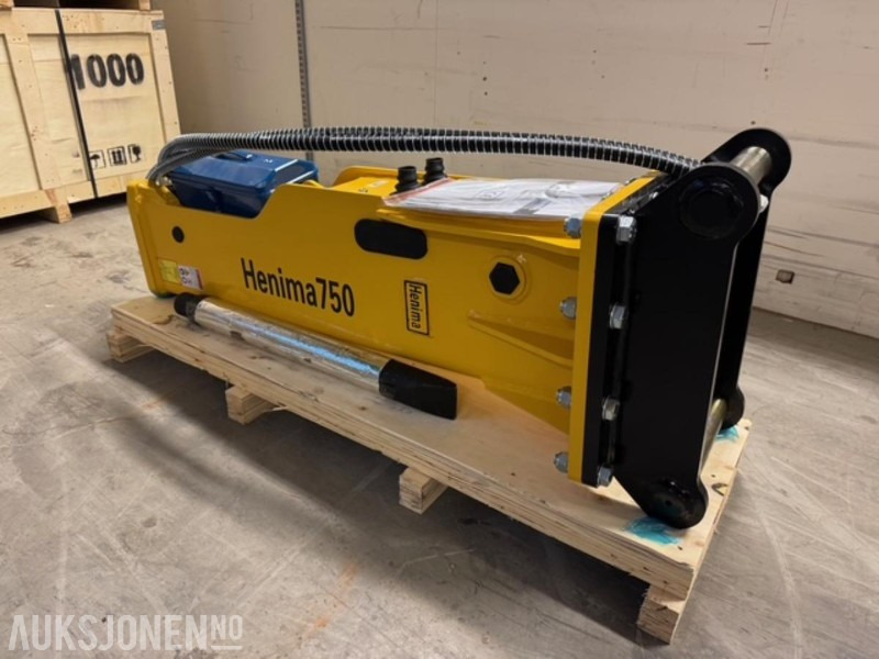 NY HENIMA PIGGHAMMER TIL 6-9 TONNS GRAVEMASKIN S50 M/GARANTI - Hidrauliskais āmurs: foto 2 NY HENIMA PIGGHAMMER TIL 6-9 TONNS GRAVEMASKIN S50 M/GARANTI - Hidrauliskais āmurs: foto 2