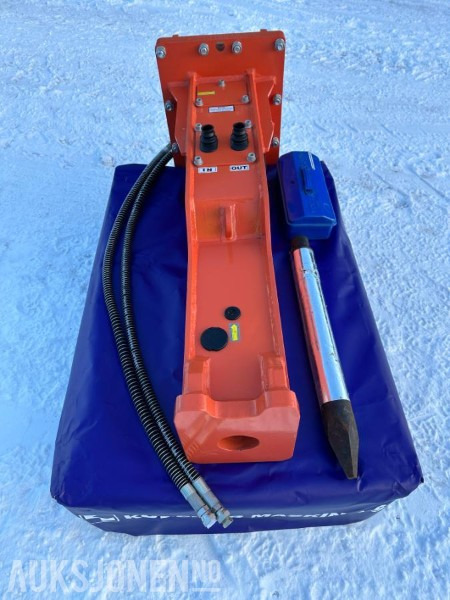 NY KM 750 Pigghammer s40/s50 CE merket FABRIKKGARANTI - Hidrauliskais āmurs: foto 4 NY KM 750 Pigghammer s40/s50 CE merket FABRIKKGARANTI - Hidrauliskais āmurs: foto 4