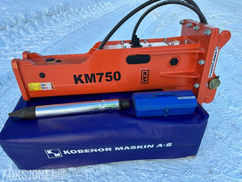 NY KM 750 Pigghammer s40/s50 CE merket FABRIKKGARANTI - Hidrauliskais āmurs: foto 5 NY KM 750 Pigghammer s40/s50 CE merket FABRIKKGARANTI - Hidrauliskais āmurs: foto 5