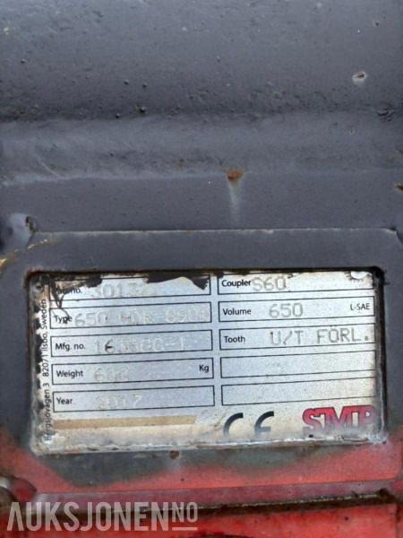 2017 SMP skuff 650 l - S60 - Papildaprīkojums - Celtniecības tehnika: foto 3 2017 SMP skuff 650 l - S60 - Papildaprīkojums - Celtniecības tehnika: foto 3