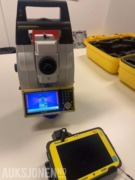 2022 LEICA ICR80 TOTALSTASJON - Med CC80 målebok, stang og stativ - Papildaprīkojums - Celtniecības tehnika: foto 4 2022 LEICA ICR80 TOTALSTASJON - Med CC80 målebok, stang og stativ - Papildaprīkojums - Celtniecības tehnika: foto 4