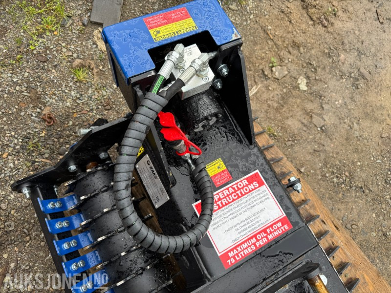 2024 G-rake GR120 hydraulisk rive S30 og S50 feste - Papildaprīkojums - Celtniecības tehnika: foto 4 2024 G-rake GR120 hydraulisk rive S30 og S50 feste - Papildaprīkojums - Celtniecības tehnika: foto 4