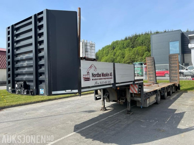 2012 FERRO-TRAILER MASKINTRALLE - 4 AKSLET - MED HYD.BREDDING - UTTREKK - HYD.KJØREBROER - TILLATT TOTALVEKT: 66000 KG. - Piekabe: foto 1 2012 FERRO-TRAILER MASKINTRALLE - 4 AKSLET - MED HYD.BREDDING - UTTREKK - HYD.KJØREBROER - TILLATT TOTALVEKT: 66000 KG. - Piekabe: foto 1