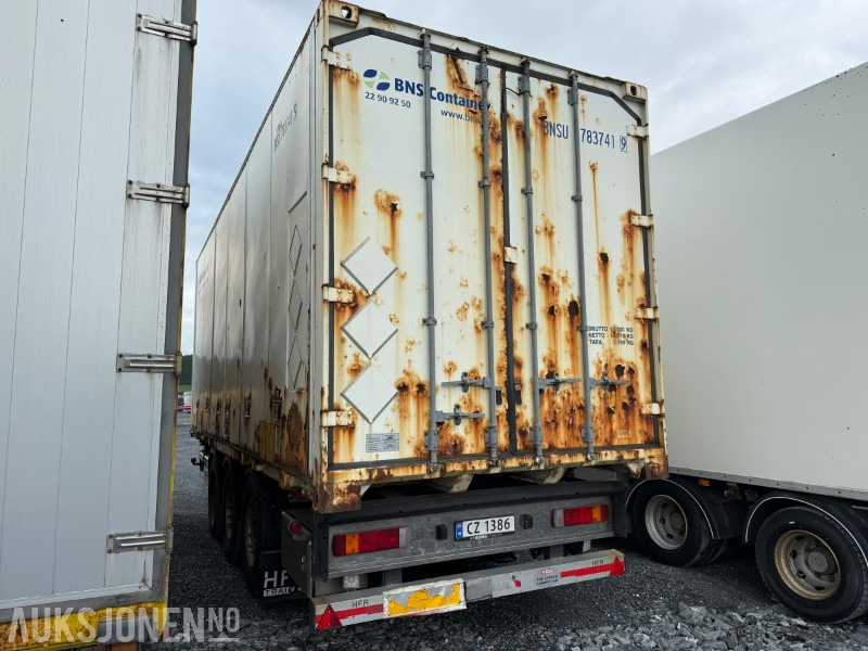2013 HFR trippelkjerre med container - Piekabe: foto 4 2013 HFR trippelkjerre med container - Piekabe: foto 4