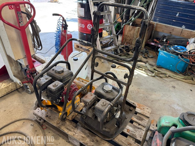 Vibroplater 90 kg / 2 stk - Veltnis: foto 1 Vibroplater 90 kg / 2 stk - Veltnis: foto 1