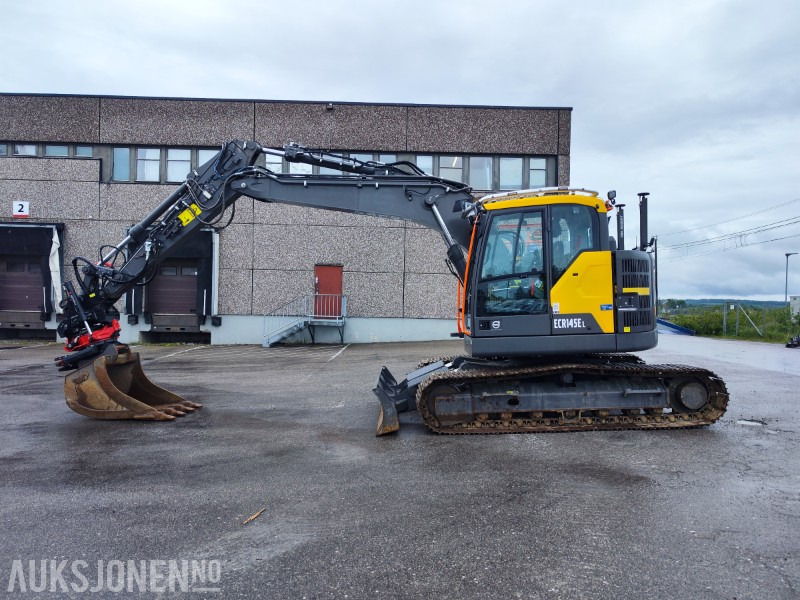 Volvo ECR145EL. GPS, R5 med grip, Oilquick, hammer, klype ++ - Ekskavators: foto 1 Volvo ECR145EL. GPS, R5 med grip, Oilquick, hammer, klype ++ - Ekskavators: foto 1