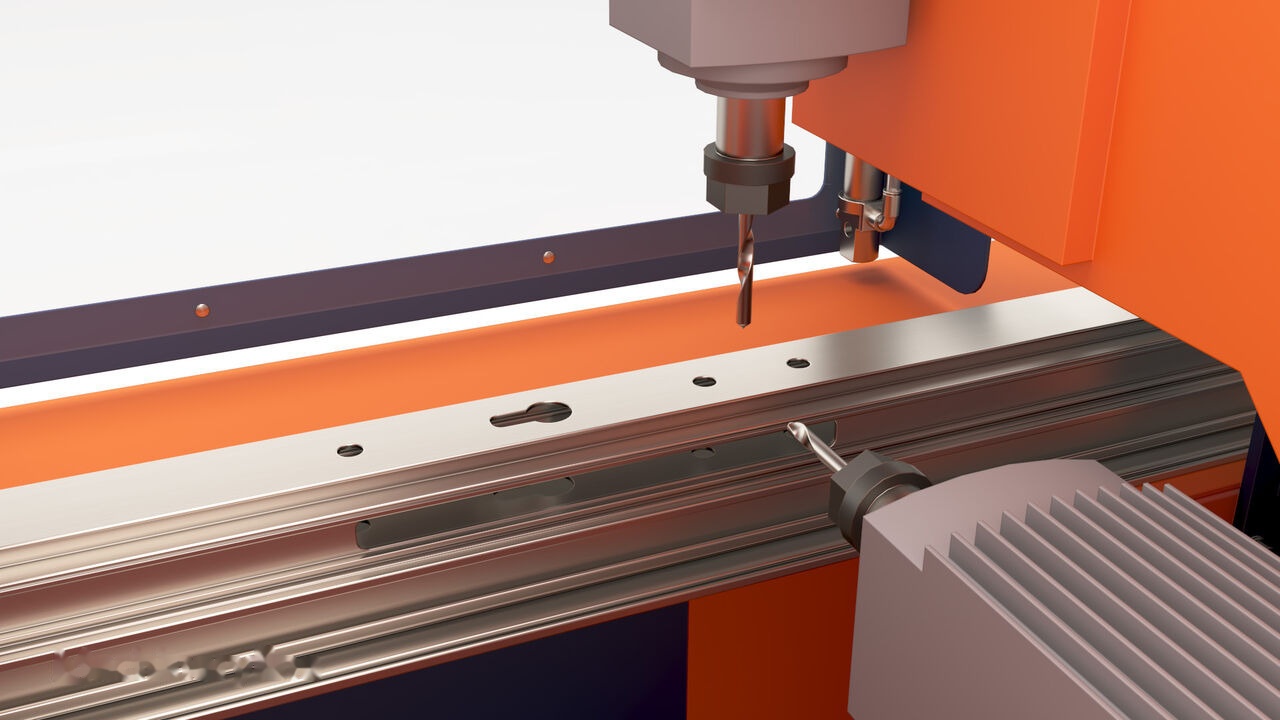 Wise Service Center for automatic milling of aluminum profiles WS710 - Darbagalds: foto 4 Wise Service Center for automatic milling of aluminum profiles WS710 - Darbagalds: foto 4