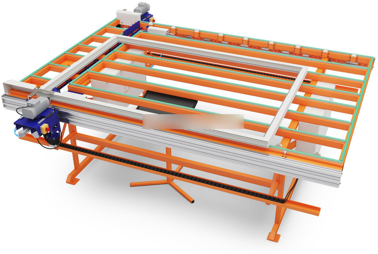 Wise Service Double-headed station for drilling holes for the impost in the frame WS402 - Darbagalds: foto 1 Wise Service Double-headed station for drilling holes for the impost in the frame WS402 - Darbagalds: foto 1