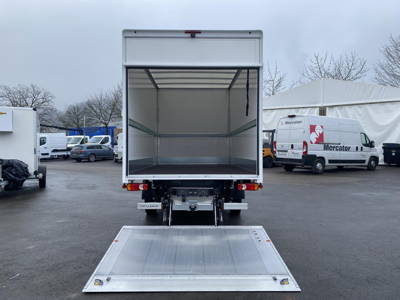 Jaunā Furgons ar slēgtā virsbūve CITROEN JUMPER L4 1+2, 180PS, 2.2L | ALU-BOX 4200mm + LADERAMPE + LAGER: foto 11