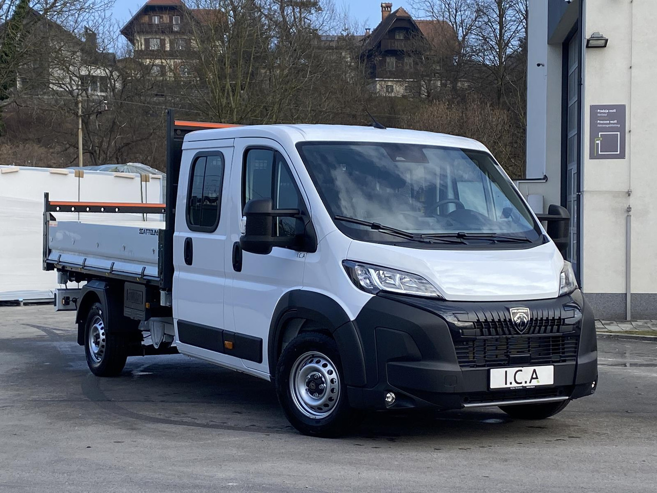 Jaunā Komercauto pašizgāzējs, Kravas-pasažieru furgons PEUGEOT BOXER L4 DOKA 180 PS | SCATTOLINI DREISEITENKIPPER 3150MM: foto 11