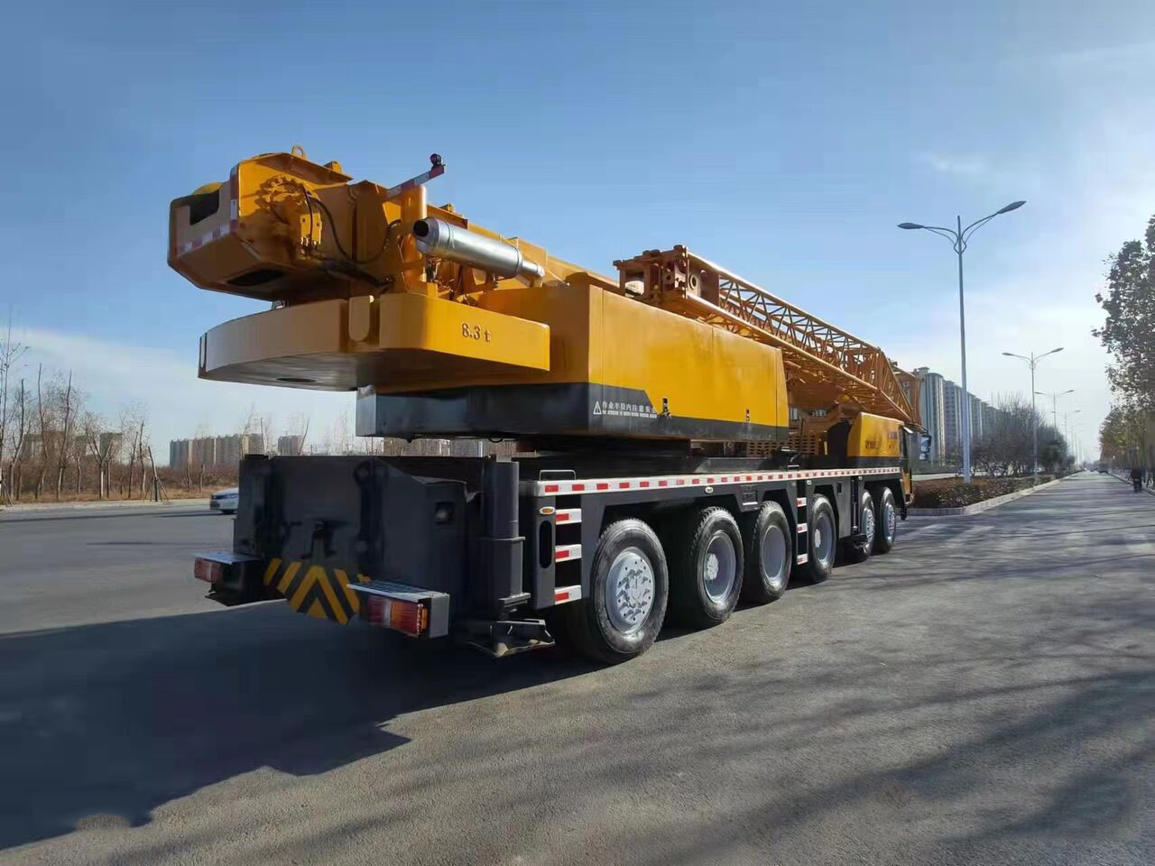 XCMG 100 Ton used truck crane QY100 with 68 meter telescopic boom on sale - Autoceltnis: foto 5 XCMG 100 Ton used truck crane QY100 with 68 meter telescopic boom on sale - Autoceltnis: foto 5