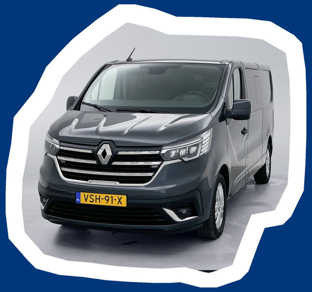 Renault Trafic 2.0 dCi 170 T27 DC L2H1 Luxe Dubbele cabine Led Trekhaak 2500KG Cruise control - Mazs furgons, Kravas-pasažieru furgons: foto 1 Renault Trafic 2.0 dCi 170 T27 DC L2H1 Luxe Dubbele cabine Led Trekhaak 2500KG Cruise control - Mazs furgons, Kravas-pasažieru furgons: foto 1