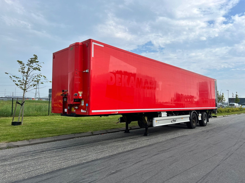 Fliegl SZS 330 Gesloten oplegger 2 Axle / / Ladklep - Puspiekabe slēgtā virsbūve: foto 1 Fliegl SZS 330 Gesloten oplegger 2 Axle / / Ladklep - Puspiekabe slēgtā virsbūve: foto 1
