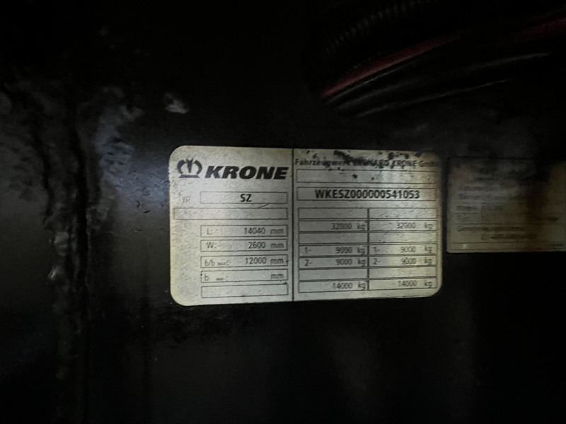 Puspiekabe refrižerators Krone 2- Assige Koeltrailer Carrier / laadklep / stuuras tridec: foto 12
