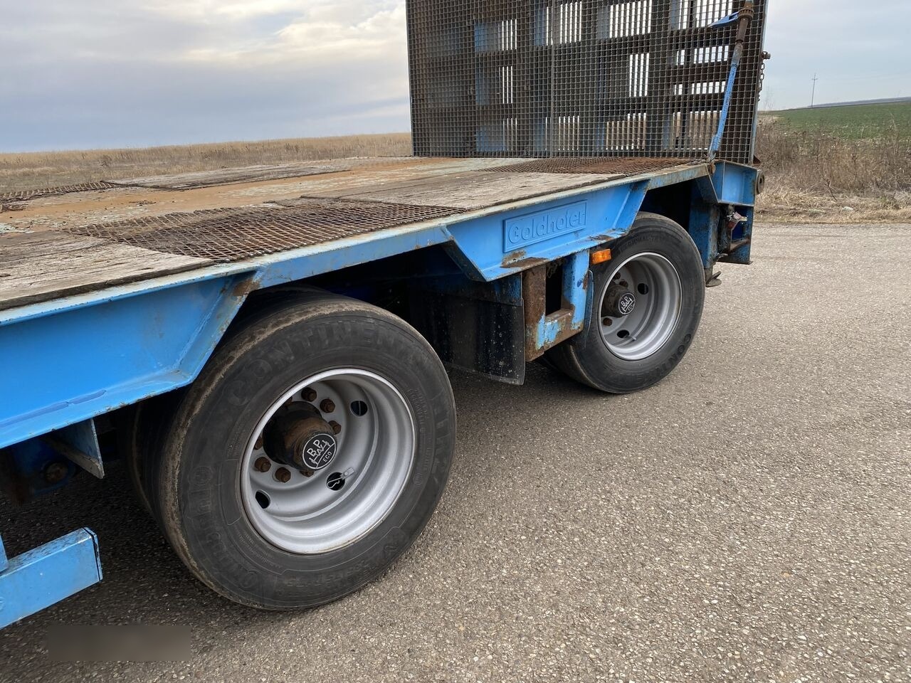 Puspiekabe zema profila platforma Goldhofer GOLDHOFFER STZ - L2 - 23/80 Trailer Agabaritic 2 VIRATOARE : 2 S: foto 31