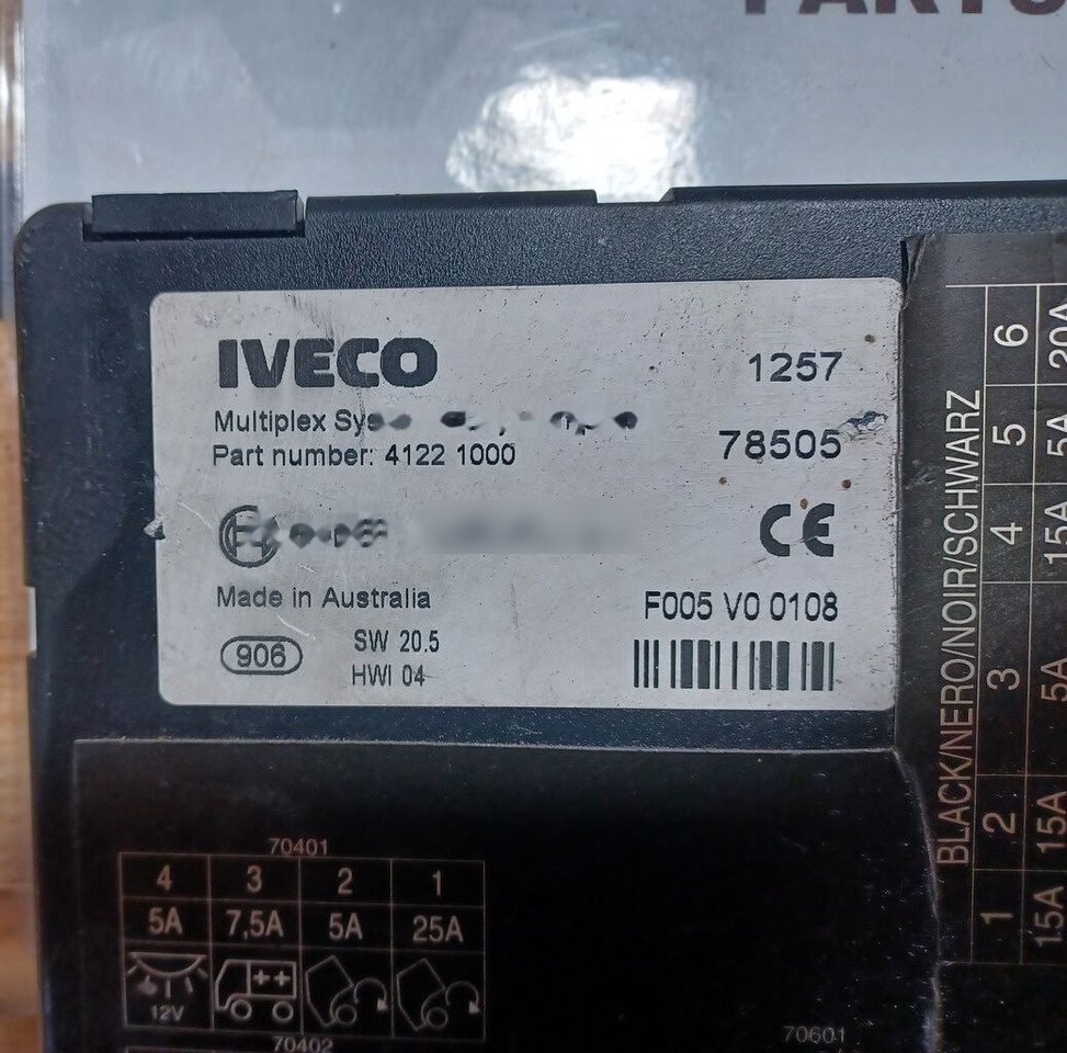 Bosch 41221000 IVECO Stralis truck - Elektroniskais vadības bloks (ECU) - Kravas automašīna: foto 2 Bosch 41221000 IVECO Stralis truck - Elektroniskais vadības bloks (ECU) - Kravas automašīna: foto 2