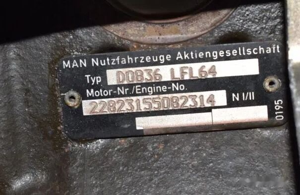 MAN D0836LFL64 MAN tgl tgm - Dzinējs - Kravas automašīna: foto 2 MAN D0836LFL64 MAN tgl tgm - Dzinējs - Kravas automašīna: foto 2