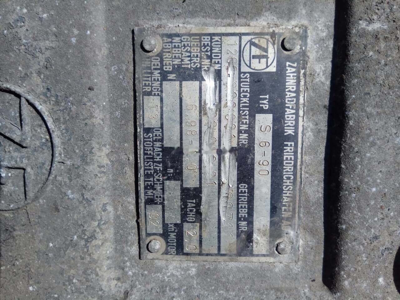 ZF S6-90 - Pārnesumkārba - Kravas automašīna: foto 5 ZF S6-90 - Pārnesumkārba - Kravas automašīna: foto 5
