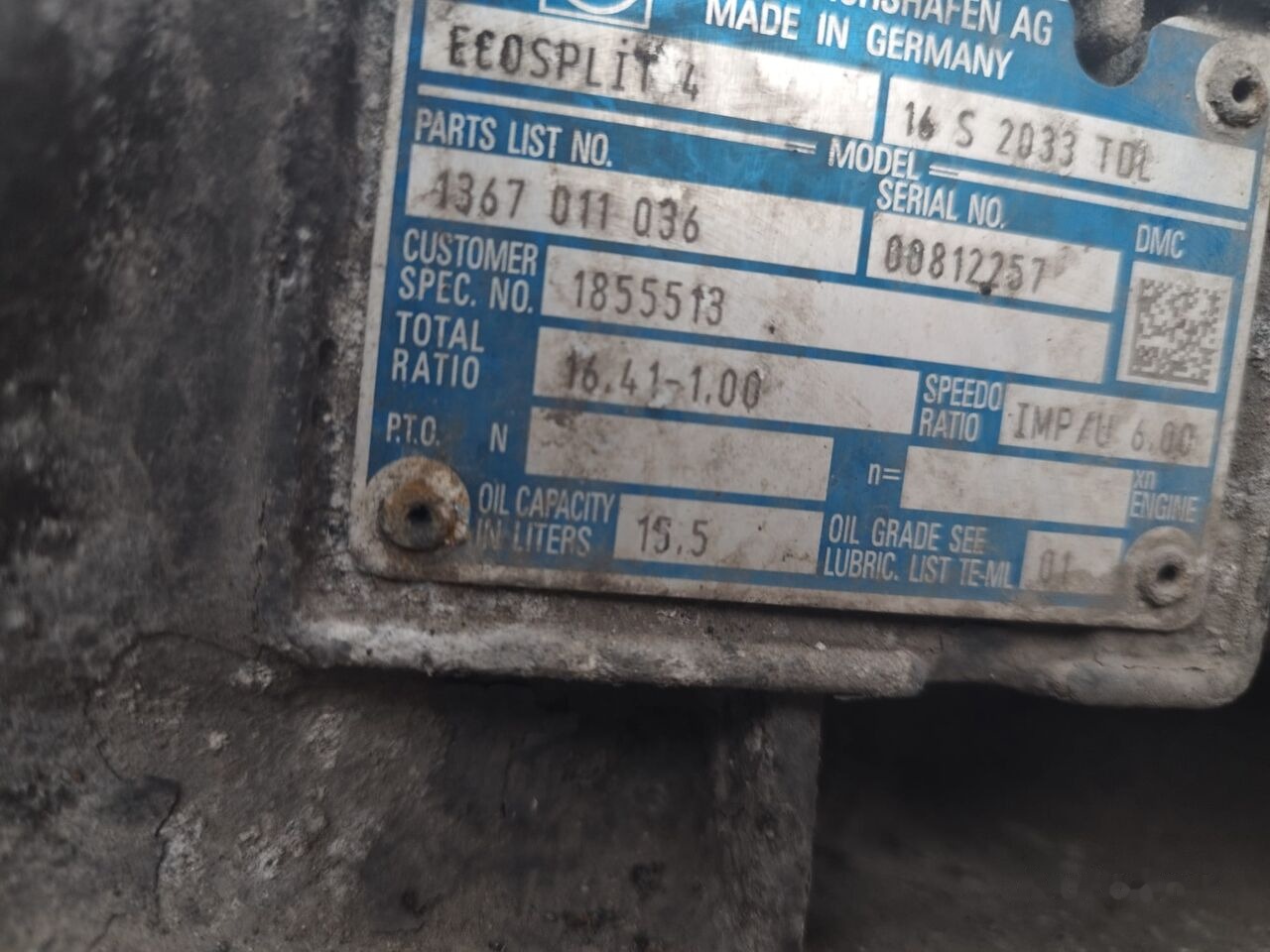 ZF   truck - Pārnesumkārba - Kravas automašīna: foto 1 ZF   truck - Pārnesumkārba - Kravas automašīna: foto 1