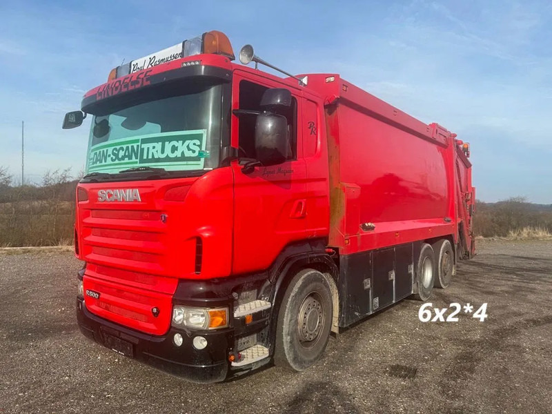 Scania R500 V8 For big garbage container box - Atkritumu vedējs: foto 1 Scania R500 V8 For big garbage container box - Atkritumu vedējs: foto 1