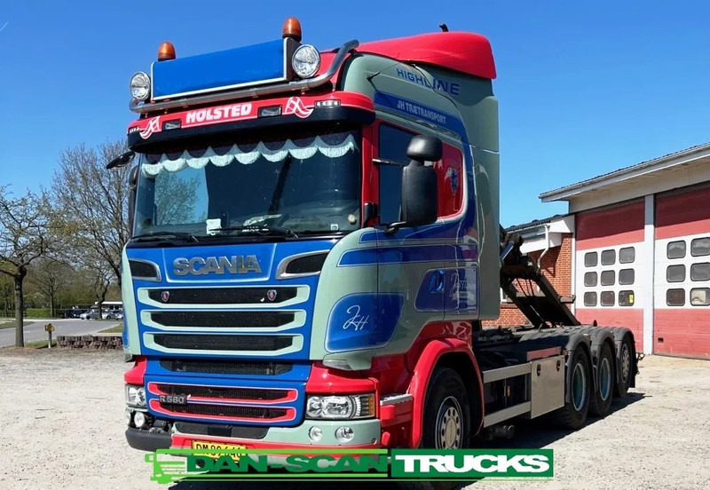 Scania R580 V8 hoglift. Air / Air suspension. - Pacēlājs ar āķi: foto 1 Scania R580 V8 hoglift. Air / Air suspension. - Pacēlājs ar āķi: foto 1