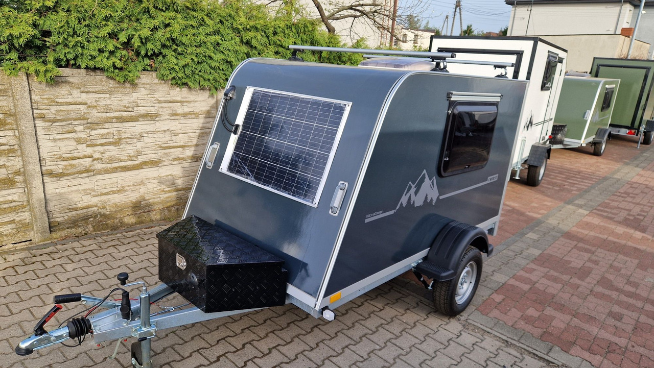 Minikemping Microcamp teardrop mała przyczepa wyprawowa - Dzīvojamais treileris: foto 4 Minikemping Microcamp teardrop mała przyczepa wyprawowa - Dzīvojamais treileris: foto 4
