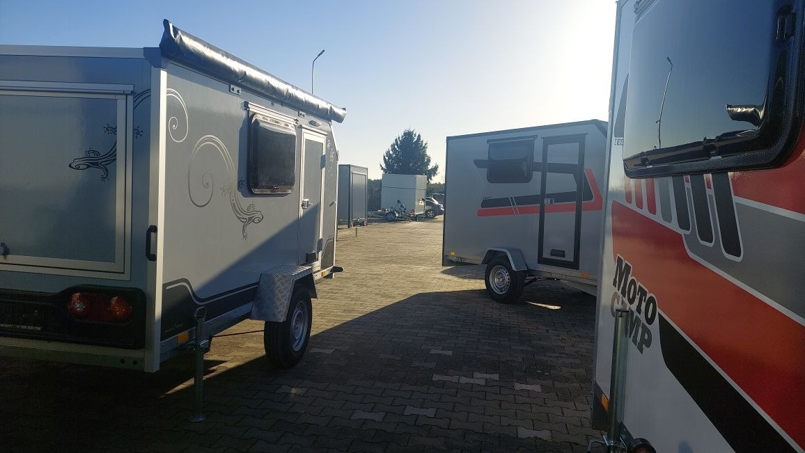 Nowa Lekka przyczepa mini kempingowa towarowa Everest minicamp EVO - Dzīvojamais treileris: foto 4 Nowa Lekka przyczepa mini kempingowa towarowa Everest minicamp EVO - Dzīvojamais treileris: foto 4