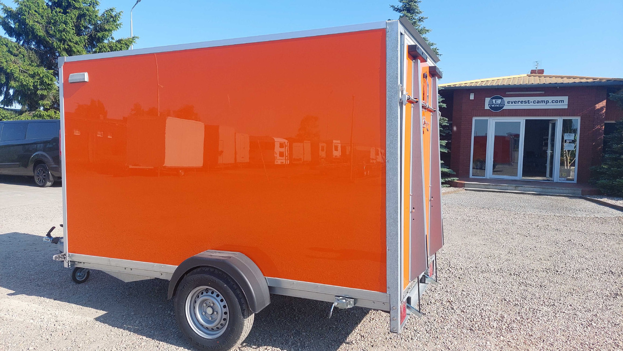 Przyczepa NOWA Kontener Furgon z Trapem Najazd Towarowa Mocna - Auto piekabe: foto 4 Przyczepa NOWA Kontener Furgon z Trapem Najazd Towarowa Mocna - Auto piekabe: foto 4